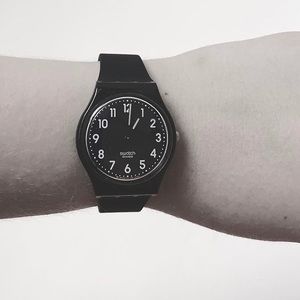 Swiss Swatch Black from ITALY 🇮🇹